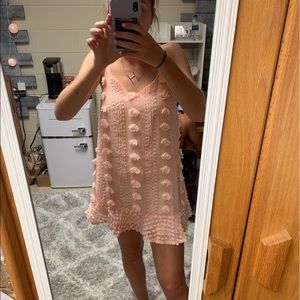 Pink babydoll dress